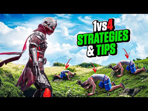 How to Handle Every 1vs4 Situation?🔥Tips & Strategies by Zerox🥷🏻