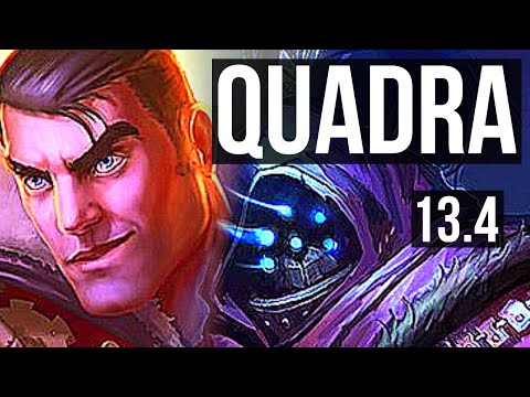 JAYCE vs JAX (TOP) | Quadra, 66% winrate, Dominating | KR Challenger | 13.4