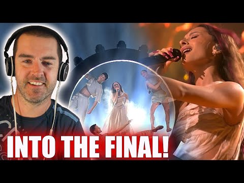 Eden Golan REACTION! - ''Hurricane'' LIVE - Israel Second Semi Final   (Eurovision 2024)