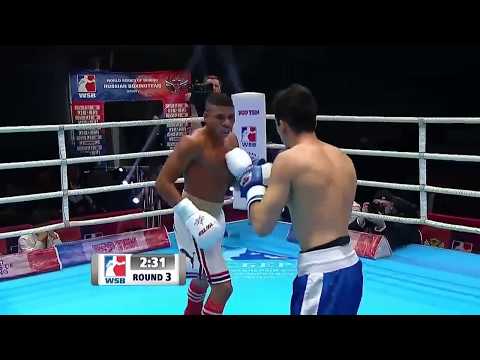 52kg Ogannisian OVIK (Russian Boxing Team) vs Yosbany VEITIA (Domadores de Cuba)
