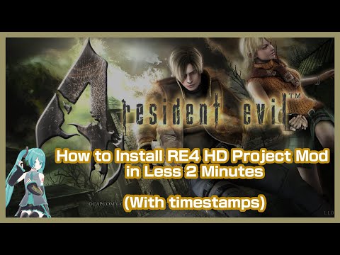 How to Install Resident Evil 4 HD Project Mod in Less 2 Minutes (CHECK PINNED COMMENT)