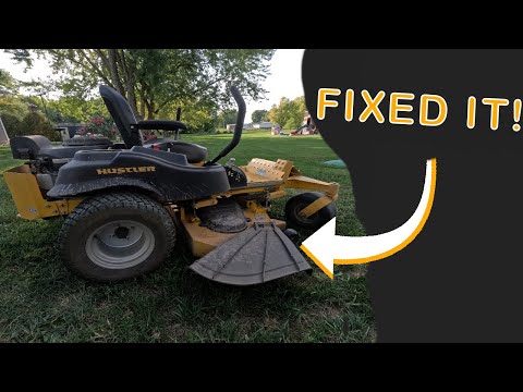 No more clogged mower deck discharge!  - Hustler Raptor SD ZTR