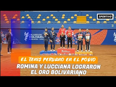 Romina Ccuno and Lucciana Pérez won the first gold medal for Peruvian tennis