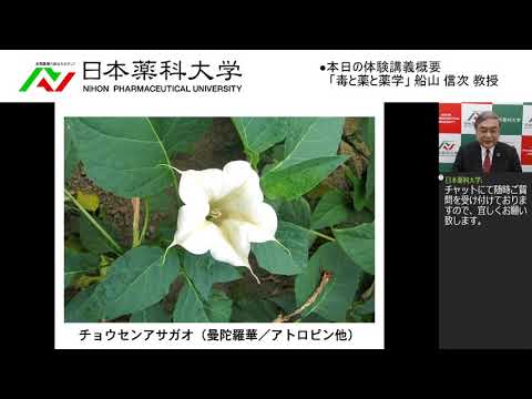 体験講義「毒と薬と薬学」