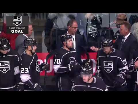 Anaheim ducks vs LA kings sept 30. Muzzin OT winner