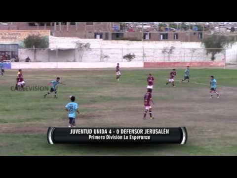 JUVENTUD UNIDA 4 - 0 DEFENSOR JERUSALEN :: 17/04/16
