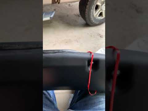 Fender flare rubber trim installation tip