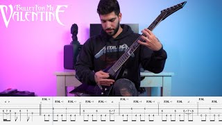 Bullet For My Valentine - "Ashes Of The Innocent" Guitar Cover with On Screen Tabs ( 34#)