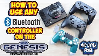 How To Use Any Bluetooth Controller On The Sega Genesis Mini!