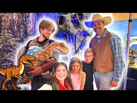 🦖 Cowboy Jack Visits Jurassic Quest! Giant Dinosaurs Come to Life! - Kingdom Kids Zone, Shows - Cowboy Jack