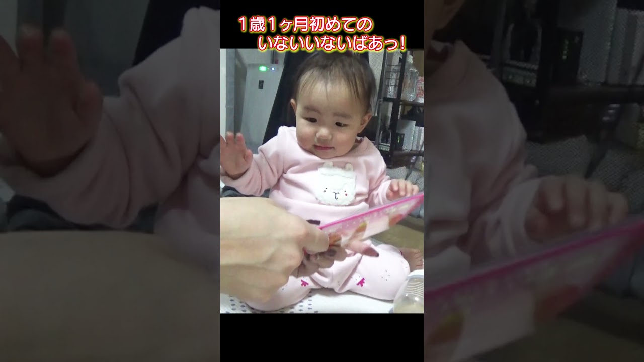 #1歳1ヶ月のいないいないばあっ！#赤ちゃん#baby #いないいないばぁ
