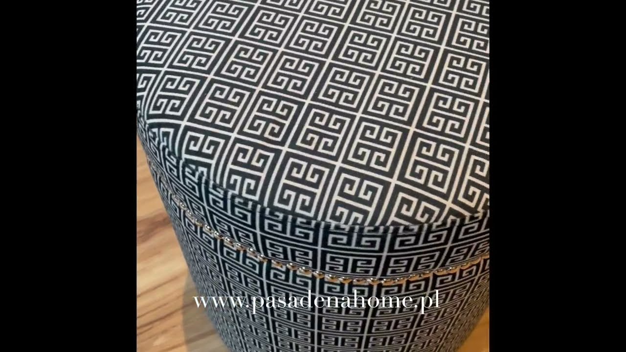 Pufa do pokoju Gabrielle Ornament - Pasadena home & deco