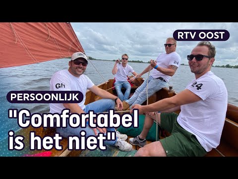 Jeroen sails around Giethoorn in a punt for 24 hours | RTV Oost