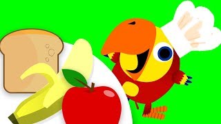English Words With Larry Cartoon For Kids | Food Stories For Kids | Speaking &amp; Learning From ABC Fun