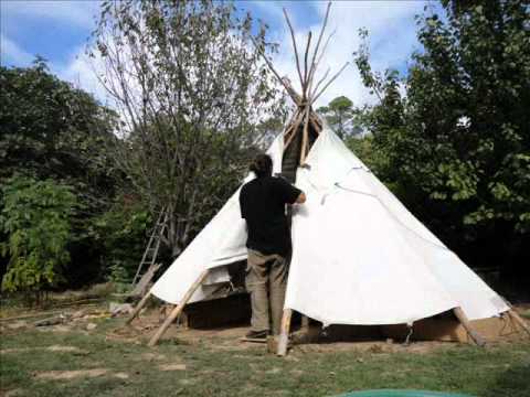 comment construire un tipi indien