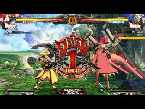 Guilty Gear Xrd -Revelator- TiggyMD (May) vs PhilTCasual (Ramlethal)