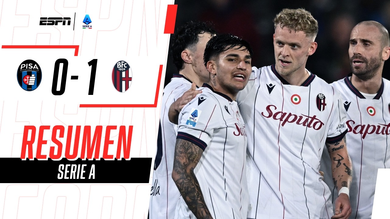 CON UN GOLAZO INFERNAL DE ODGAARD EN EL 90', BOLOGNA SE LO GANÓ A PISA | Pisa 0-1 Bologna | RESUMEN