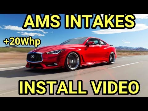 AMS Intake Install Q50 Q60 Redsport