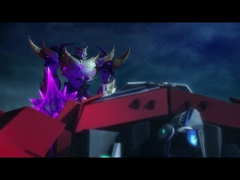Transformers Prime , Optimus Prime Vs Unicorn in hindi in HD.