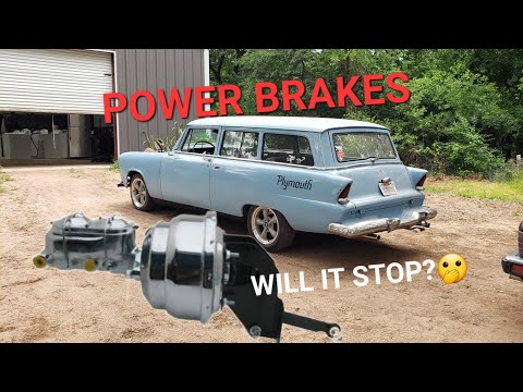 $160 BUDGET Ebay power brakes how to Install a power booster on ANY classic CAR.
