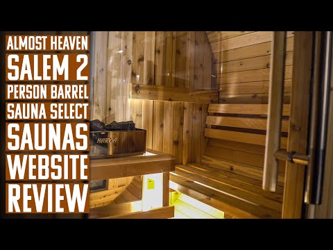 Almost Heaven Salem 2 Person Barrel Sauna Select Saunas Website Review
