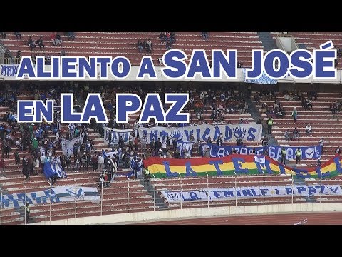 Hinchada de San José en el Hernando Siles - The Strongest 2 - San José 2