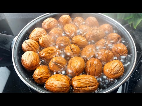 Throw the nuts into boiling water! This secret my grandmother told me!
