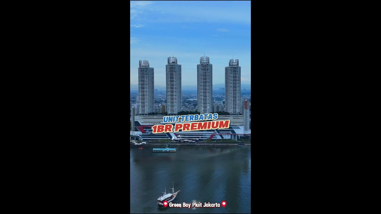 Buruan Booking! Condominium Green Bay Pluit Greenbay Disewa 1Br 42M² Furnished View City Lights, Cozy Banget