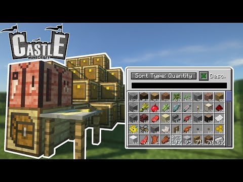 Automatisches Lagersystem! 69120 Items Speichern! - Minecraft Castle 02 - Minecraft Modpack
