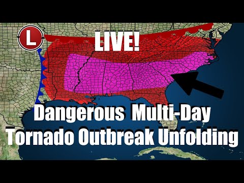 LIVE TORNADO OUTBREAK COVERAGE: Strong Tornadoes Likely (03/17/2021)