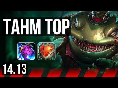 TAHM KENCH vs GRAGAS (TOP) | 9/0/6, Rank 7 Tahm, Legendary, 800+ games | EUW Grandmaster | 14.13
