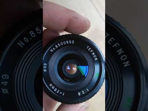 TEFNON 28mm f2.8 wide angle prime lens - Minolta MD mount