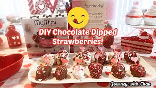 💕LETS MAKE CHOCOLATE COVERED STRAWBERRIES IN MY NEW "MY MINI CHOCOLATE DIPPING POT" FROM WALMART!💕