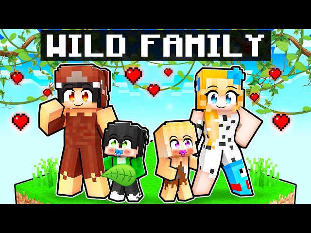 Having a WILD FAMILY in Minecraft! SDDEFAULT Thumbnail