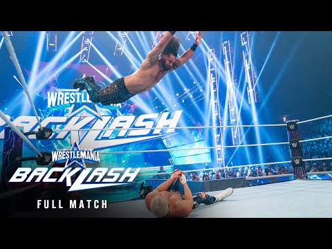 FULL MATCH: Cody Rhodes vs. Seth "Freakin" Rollins: WrestleMania Backlash 2022