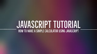JavaScript Calculator