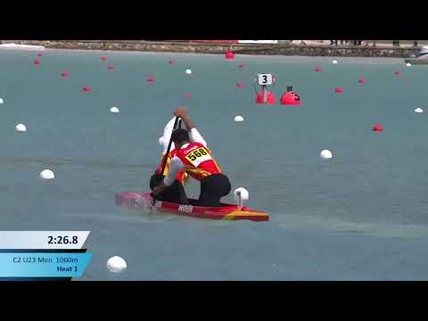 C2 U23 Men's 1000m Heat 1 / 2023 ICF Canoe Sprint Junior & U23 World Championships Auronzo Italy