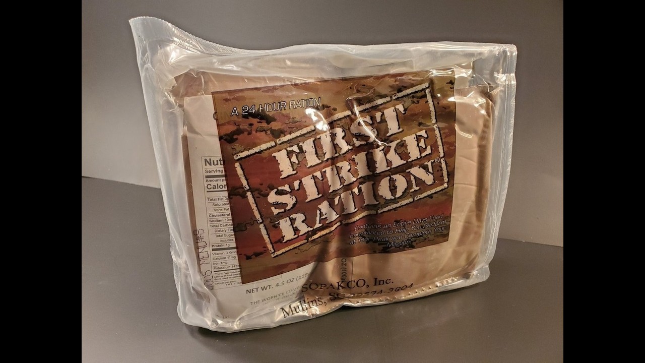 2024 US FSR 24 Hour Ration Review Honey BBQ Chicken Sandwich MRE Tasting Test Meal Ready to Eat