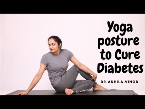 Yoga for Diabetes-How to do Ardha matsyendrasana? Step by step practice to Half Spinal Twist