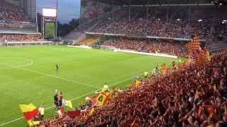 Les Corons, chanté par le stade Bollaert (RCL-CAB 04/08/2013)