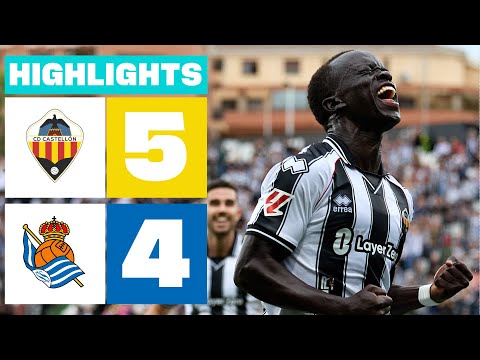 CD CASTELLÓN 5 - 4 REAL SOCIEDAD B | RESUMEN LALIGA HYPERMOTION