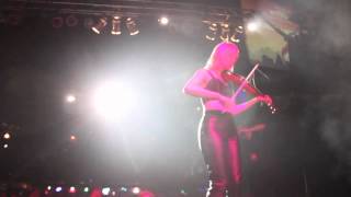 DJ and Violinist Mia Moretti & Caitlin Moe Perform At Perez Hilton's 