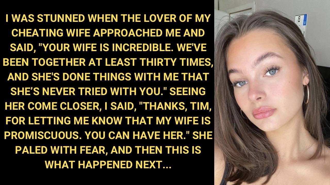 I Was Stunned When The Lover Of My CHEATING Wife Approached Me And Said, "Your Wife Is