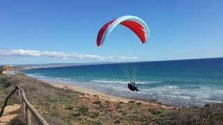 preview picture of video 'Paragliding Cliffs Esplanade Seaford 19/9/14'