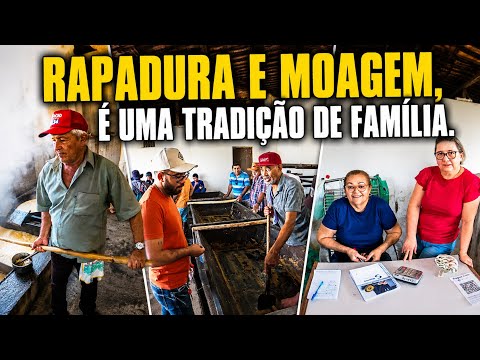 MOAGEM E RAPADURA, UMA TRADIÇÃO DE FAMÍLIA, BOM SUCESSO/PB, ENGENHO RAIMUNDO NOBRE.