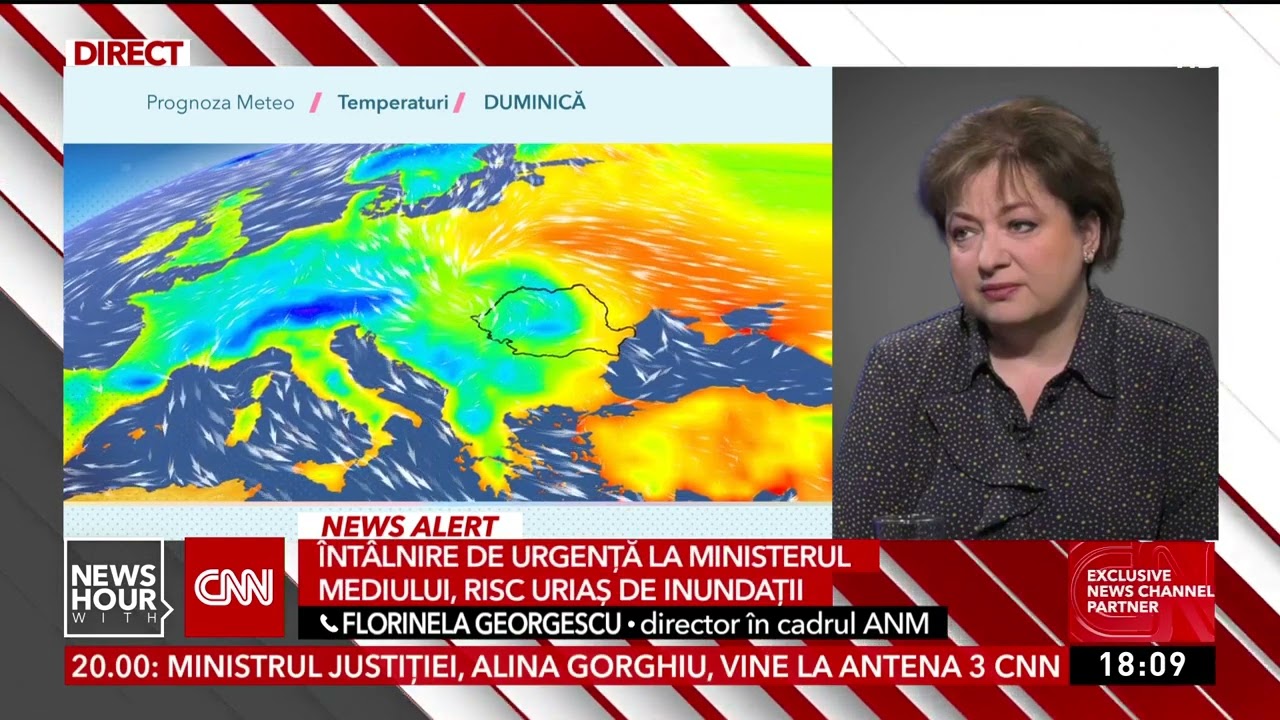 Europa, sub cod roșu de ploi torențiale. Ciclonul Boris, așteptat cu inundații devastatoare