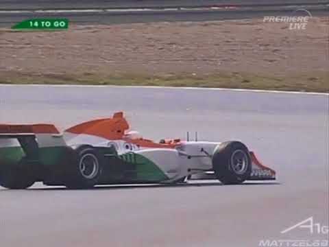 MT89 A1GP 2006 Zandvoort Feature Race India spins