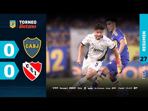 BOCA 0 - 0 INDEPENDIENTE I Resumen del partido | #TorneoBetano 2024