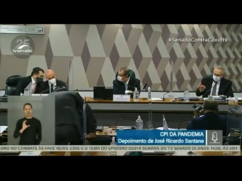 Renan questiona Santana sobre relacionamento com a Precisa Medicamentos