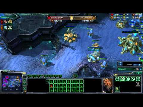 mouzMorroW (Z) vs coLCrunCher (P) 1/2 - Starcraft 2 Pro Game